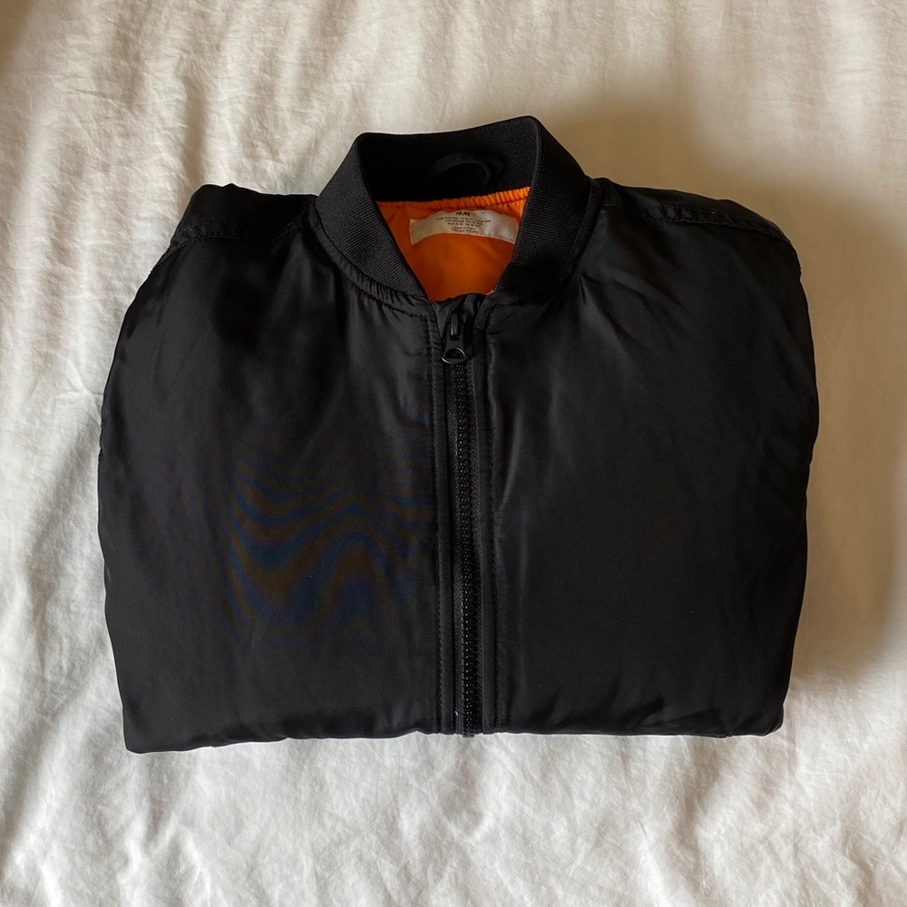 H&M Black Bomber Jacket